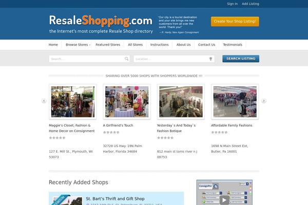 resaleshopping.com site used GeoCraft V2