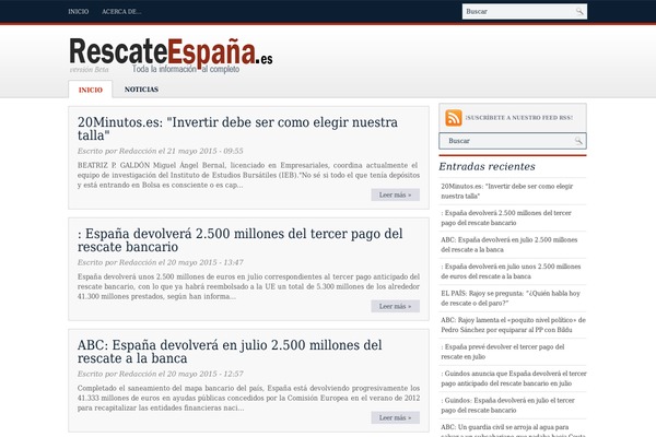 rescateespana.es site used Elegant News