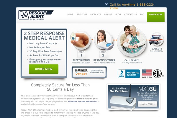 rescuealertofca.com site used Ventura-wordpress-corporate-business-theme