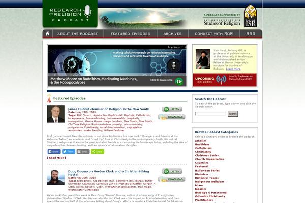 researchonreligion.org site used Podcast