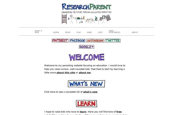 researchparent.com site used Genesis