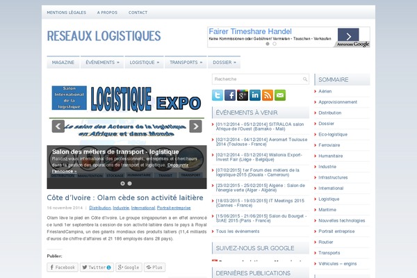 reseaux-logistiques.org site used Newtech
