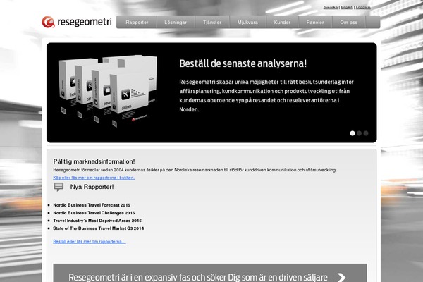 resegeometri.se site used Resegeometri