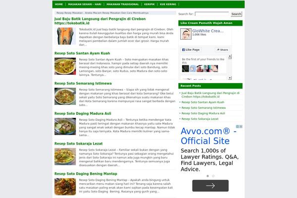 Nyeo theme site design template sample