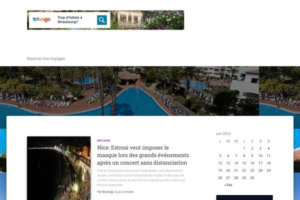 Hestia theme site design template sample