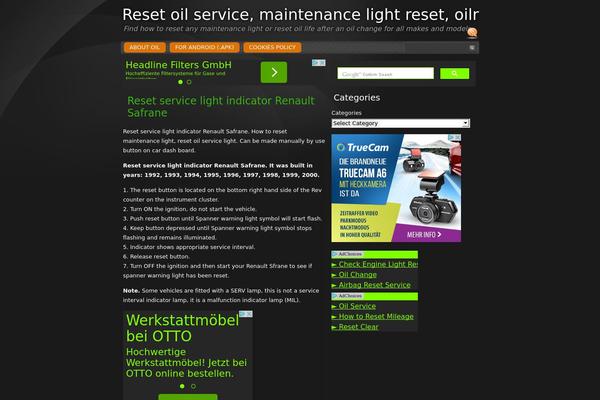 WordPress website example screenshot