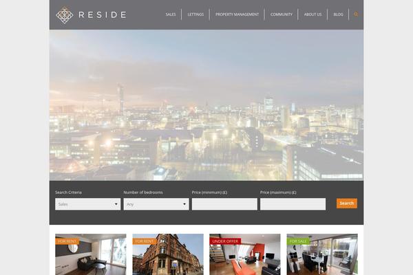 Realestate-5 theme site design template sample