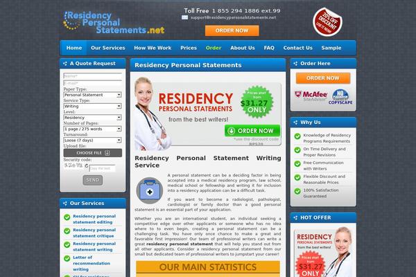 residencypersonalstatements.net site used Rps