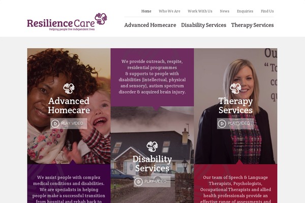 resilience.ie site used Resillience
