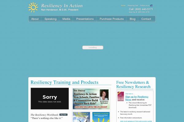 resiliency.com site used Resiliency