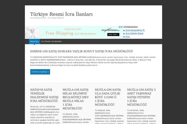 WordPress website example screenshot