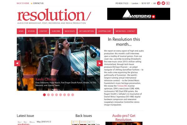 resolutionmag.com site used Resolution