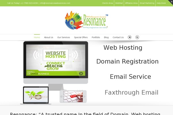 WordPress website example screenshot
