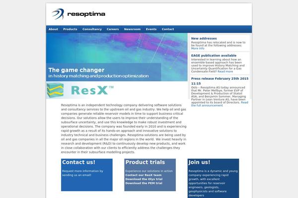 WordPress website example screenshot