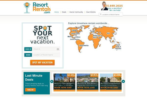 resortrentals.com site used Resort-rentals