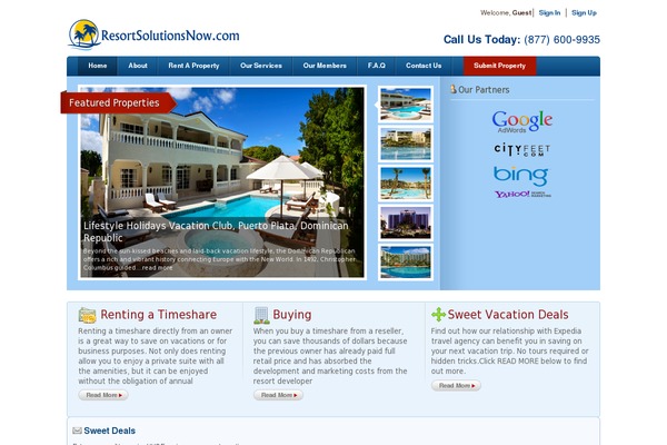 RealEstate theme site design template sample