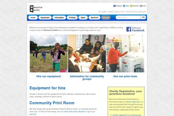 resourcecentre.org.uk site used Resourcecentre