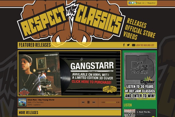 respecttheclassics.com site used Respecttheclassics