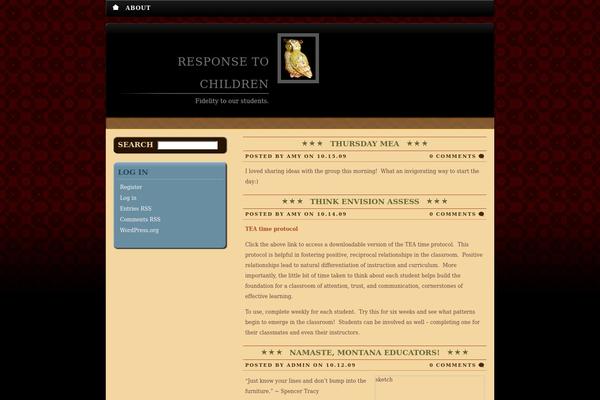Modern-Vintage theme site design template sample