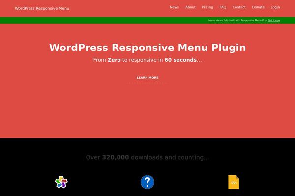 responsive.menu site used Responsive-menu