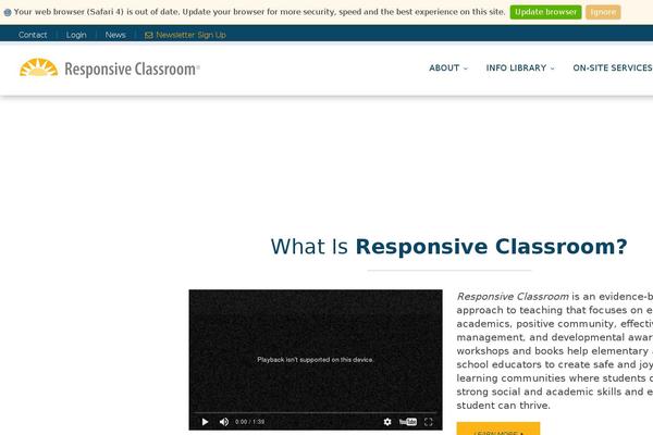 responsiveclassroom.org site used Gecko-theme