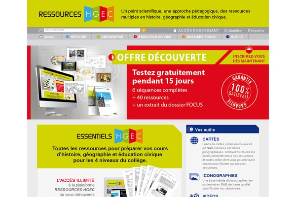 WordPress website example screenshot