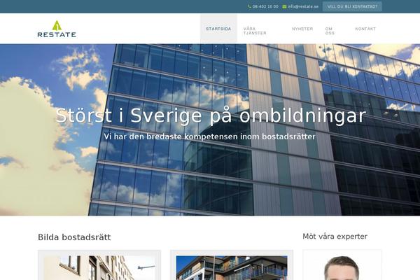 restate.se site used Pro-theme