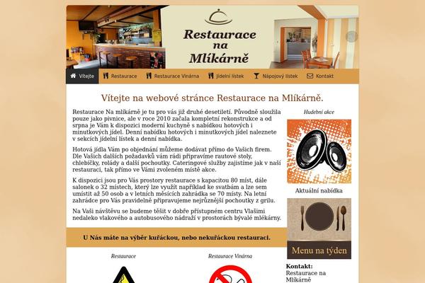 restauracenamlikarne.cz site used Mlikarna