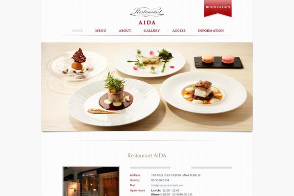 restaurant-aida.com site used Aida