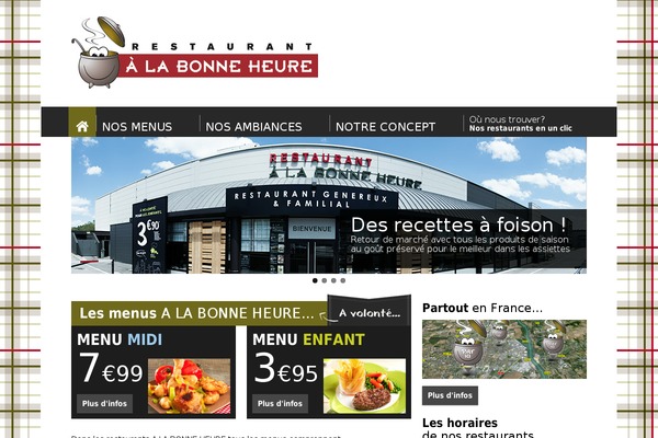 restaurant-alabonneheure.fr site used Albh