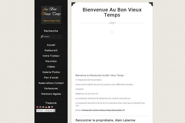 restaurant-aubonvieuxtemps.com site used Picante-child