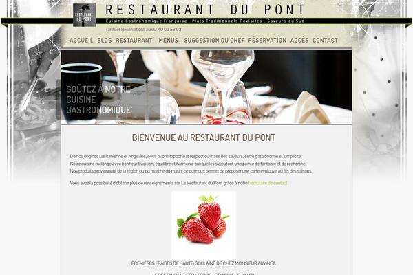 restaurant-du-pont.fr site used Acoustic v1.0.2
