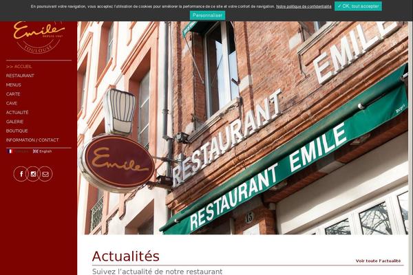 restaurant-emile.com site used Emile