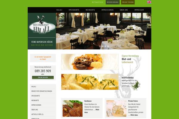 restaurant-halali.de site used Hahalitheme