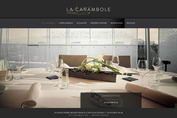 restaurant-lacarambole.com site used Carambole
