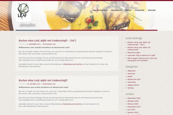 restaurant-leaf.de site used White Rock