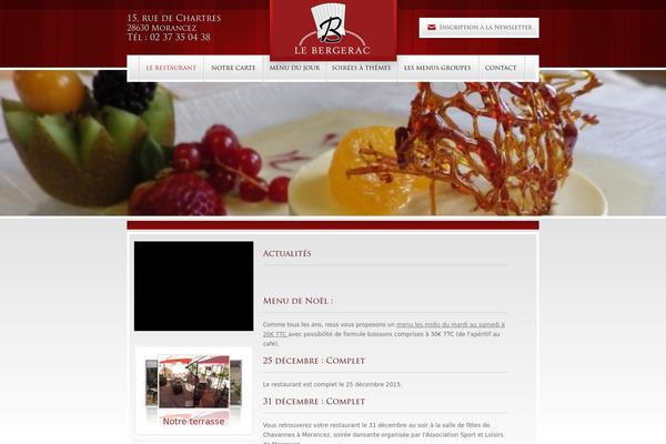 restaurant-lebergerac.com site used Cvmh