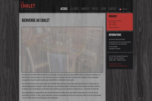restaurant-lechalet.com site used Le-chalet