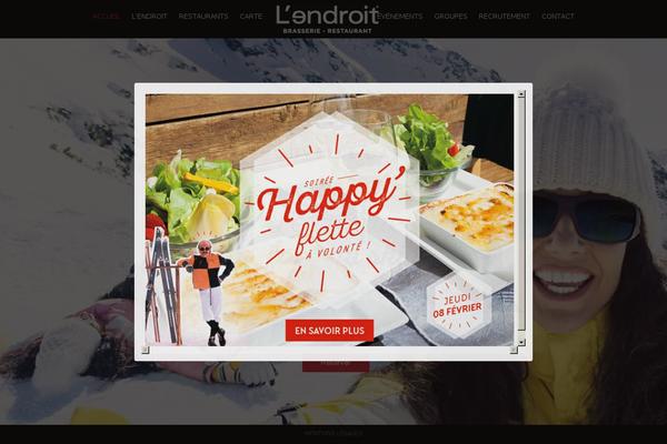 restaurant-lendroit.com site used Template-lendroit