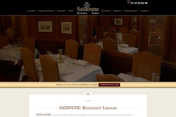 restaurant-saidoune.com site used Restaurant-saidoune