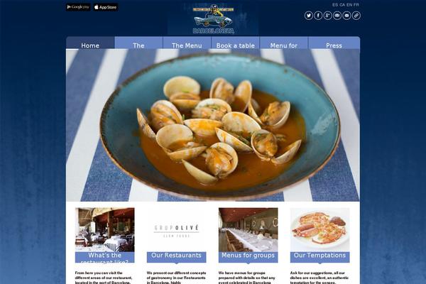 restaurantbarceloneta.com site used Olive