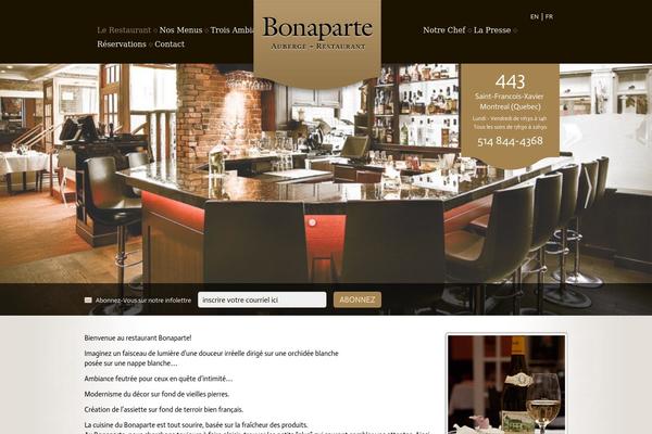 restaurantbonaparte.com site used Scbonapa