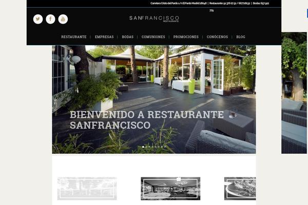 The Restaurant theme site design template sample