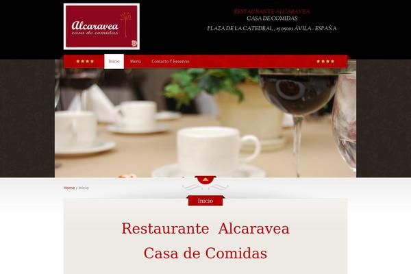 The Restaurant theme site design template sample