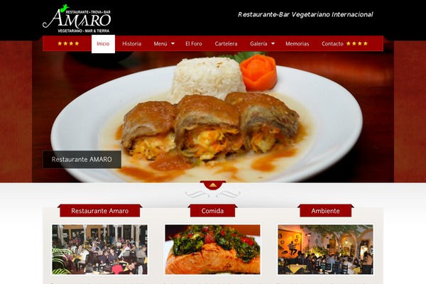 The Restaurant theme site design template sample