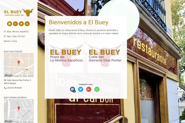 restauranteelbuey.com site used Confitae