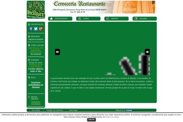 restaurantekruger.com site used Kruger