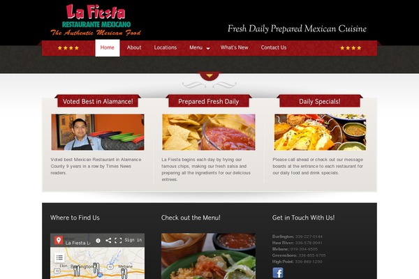 lafiesta theme websites examples