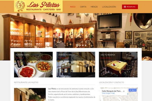 restaurantelaspiletas.com site used Hotec