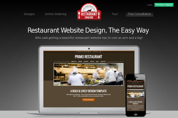 restaurantengine.com site used Restaurantengine
